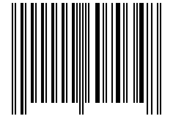 Number 607034 Barcode