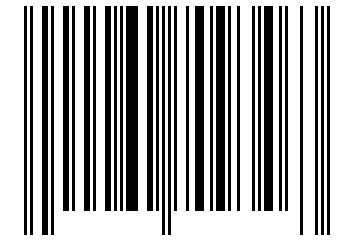 Number 60709346 Barcode