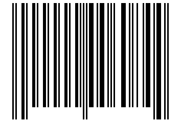 Number 6084 Barcode