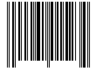 Number 61015234 Barcode