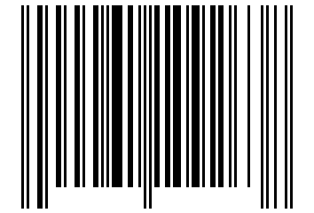 Number 61109263 Barcode