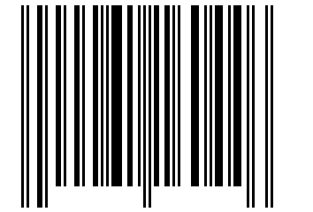 Number 61160446 Barcode
