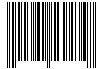 Number 61169434 Barcode