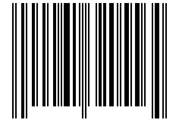 Number 61320556 Barcode