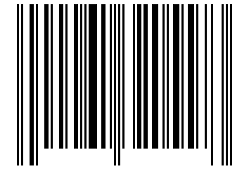 Number 61320557 Barcode
