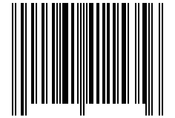 Number 61411535 Barcode