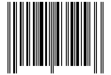 Number 61435456 Barcode