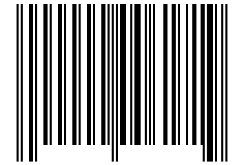 Number 6171 Barcode
