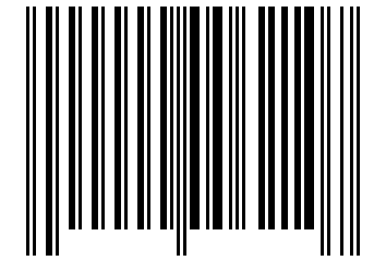 Number 6210 Barcode