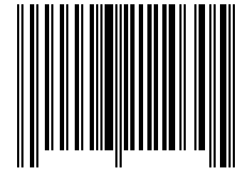 Number 6211030 Barcode