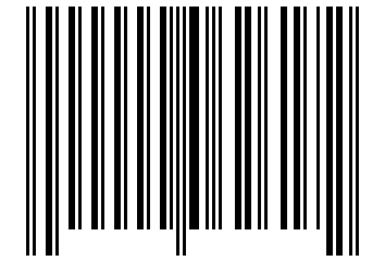Number 62617 Barcode