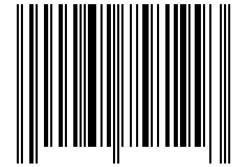 Number 62758199 Barcode