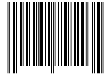 Number 62758203 Barcode