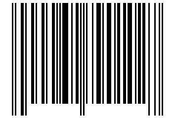 Number 62790102 Barcode