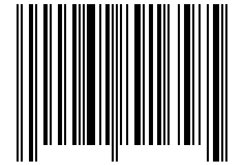 Number 62891658 Barcode