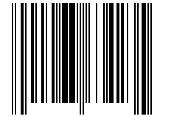 Number 63634235 Barcode