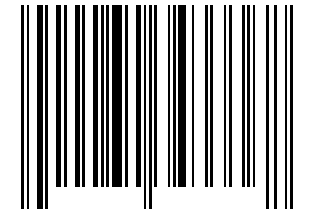 Number 64343336 Barcode