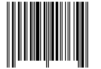 Number 64407654 Barcode