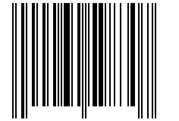 Number 64598307 Barcode