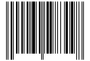 Number 64598309 Barcode