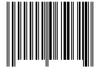 Number 65031 Barcode