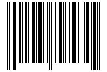 Number 65807434 Barcode