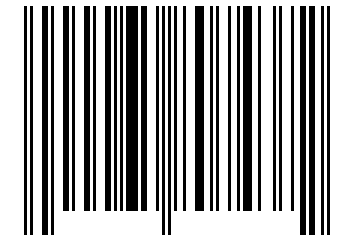 Number 65807437 Barcode