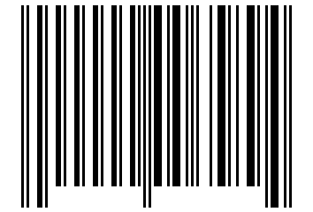 Number 6589 Barcode