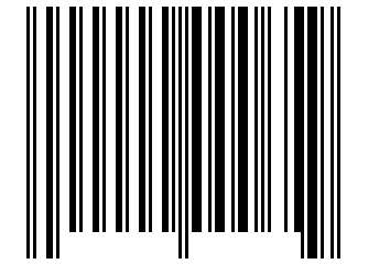 Number 659 Barcode