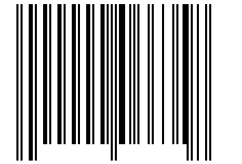 Number 66358 Barcode