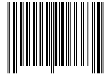 Number 6663 Barcode