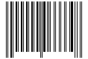 Number 66664 Barcode