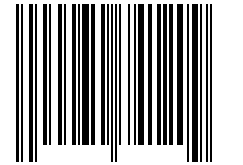Number 70741209 Barcode