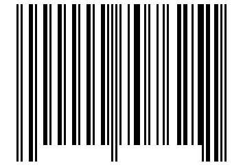 Number 707625 Barcode