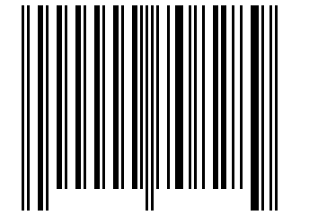 Number 708289 Barcode