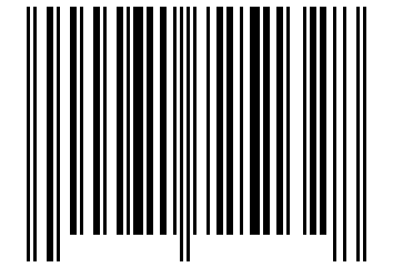 Number 71725132 Barcode