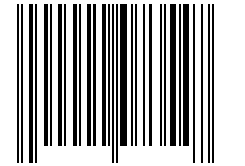 Number 73547 Barcode