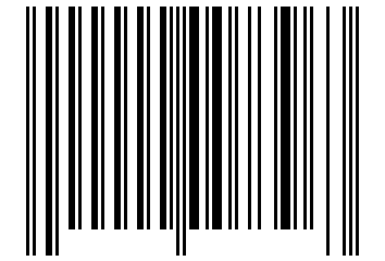 Number 7396 Barcode