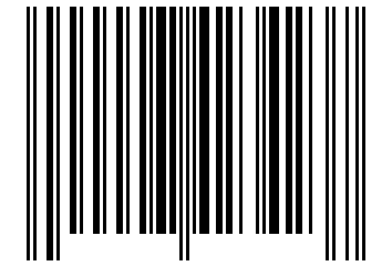 Number 7423423 Barcode