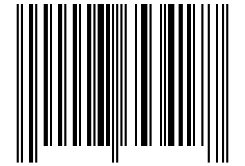 Number 7653417 Barcode