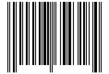 Number 7654318 Barcode
