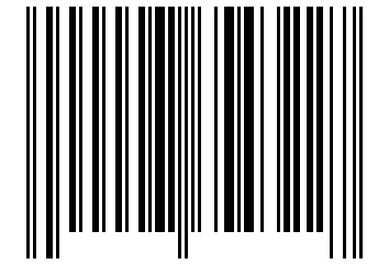 Number 7654322 Barcode