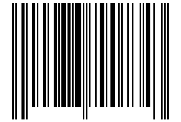 Number 76790734 Barcode