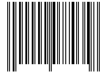 Number 77035 Barcode