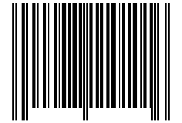Number 77110101 Barcode