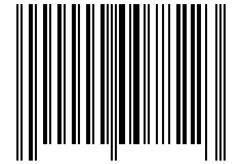 Number 7822 Barcode