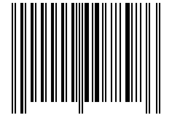 Number 7898 Barcode