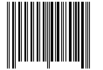 Number 8020 Barcode