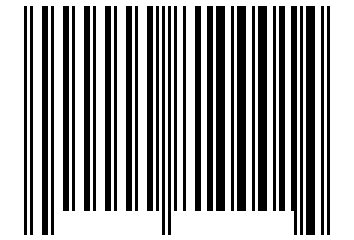 Number 810001 Barcode