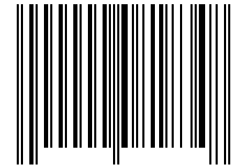 Number 81834 Barcode